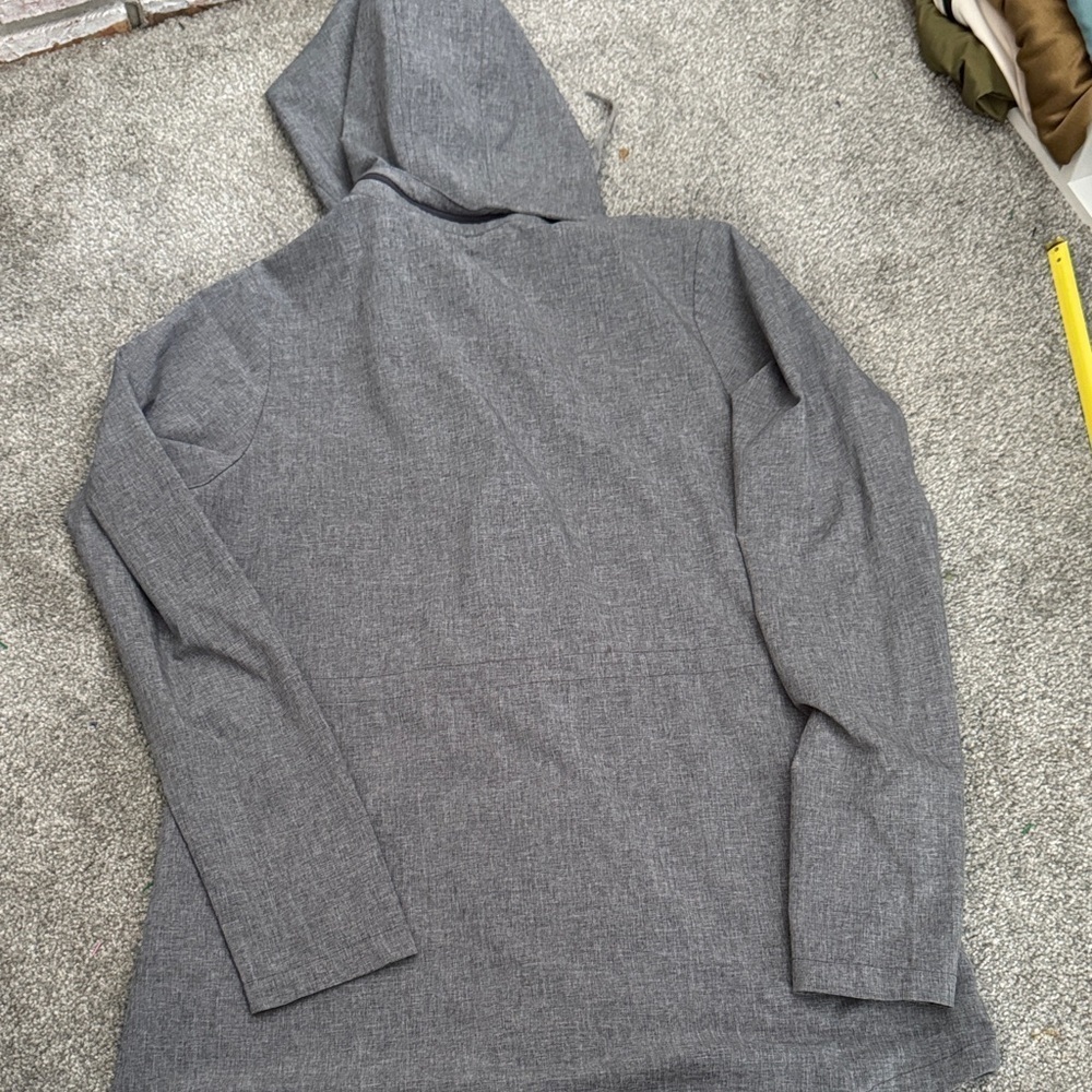 WonderWink Women's Charcoal Hooded Jacket - Picture 7 of 7